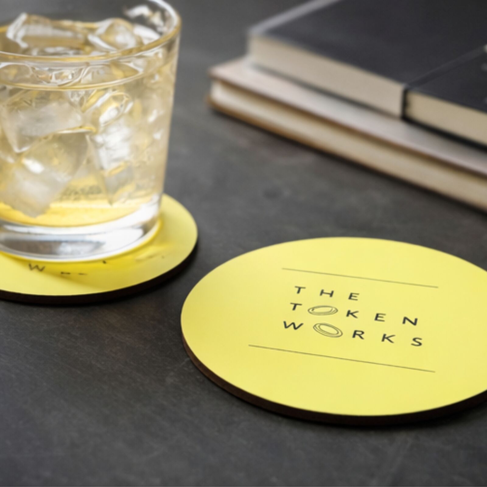 Custom Luxury Cork Backed Coaster