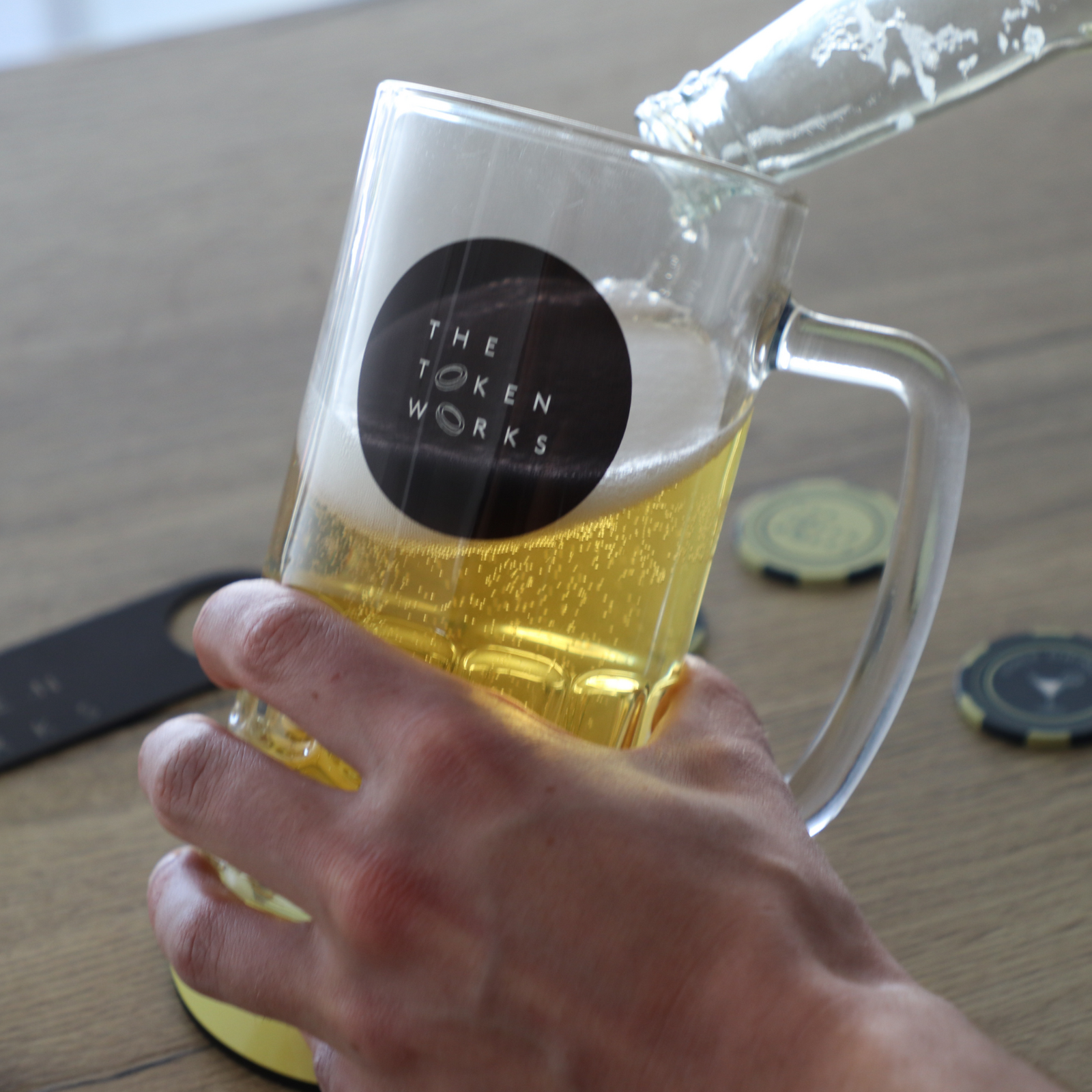 Custom 20oz Glass Beer Mug