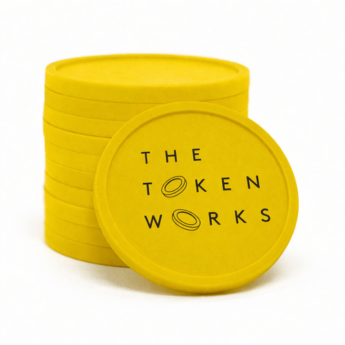 Custom 24mm Plastic Tokens